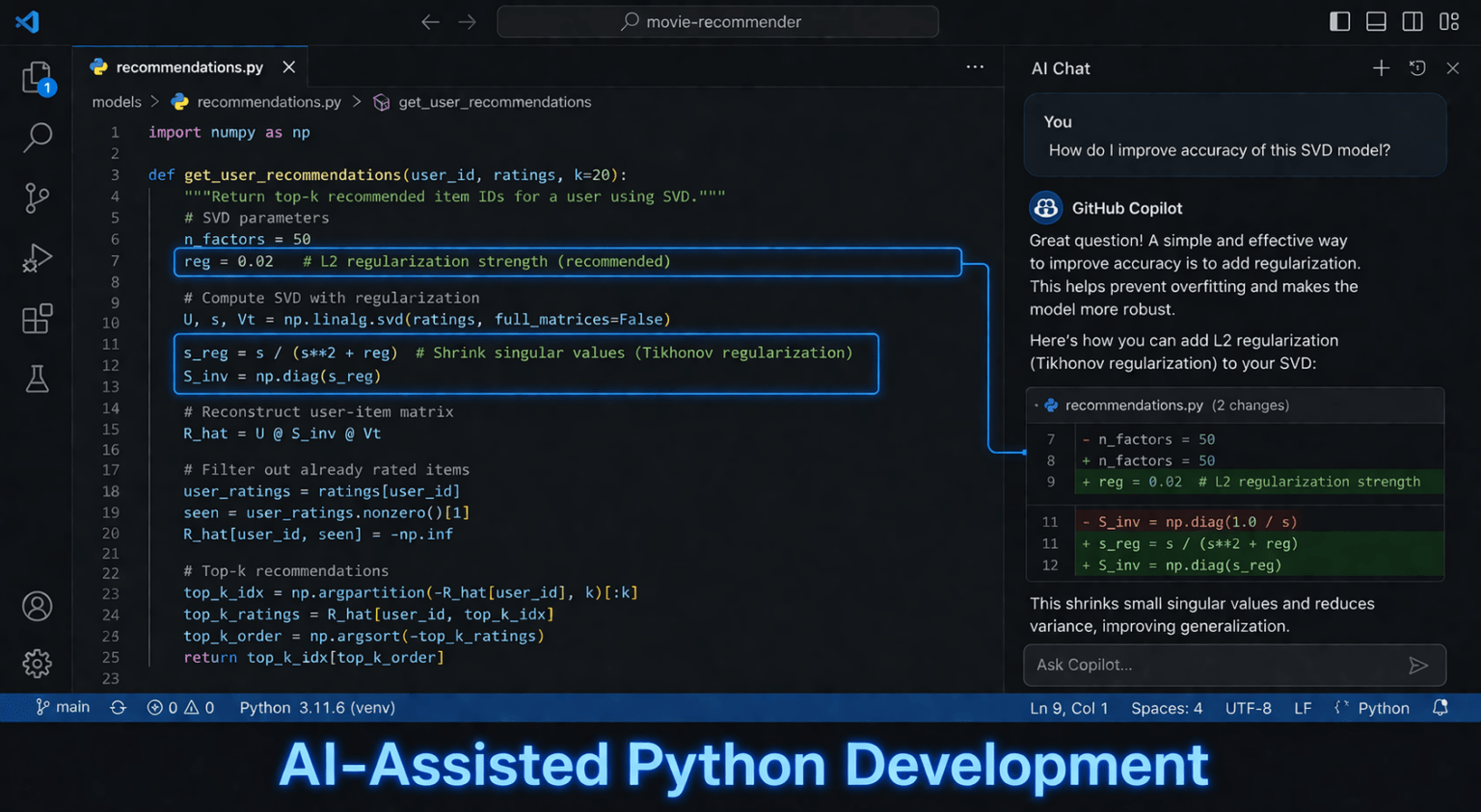 Movie Recommendation System in Python | AI Guide