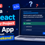 How Can You Build a React Beginner Project Quiz App in Just One Weekend?